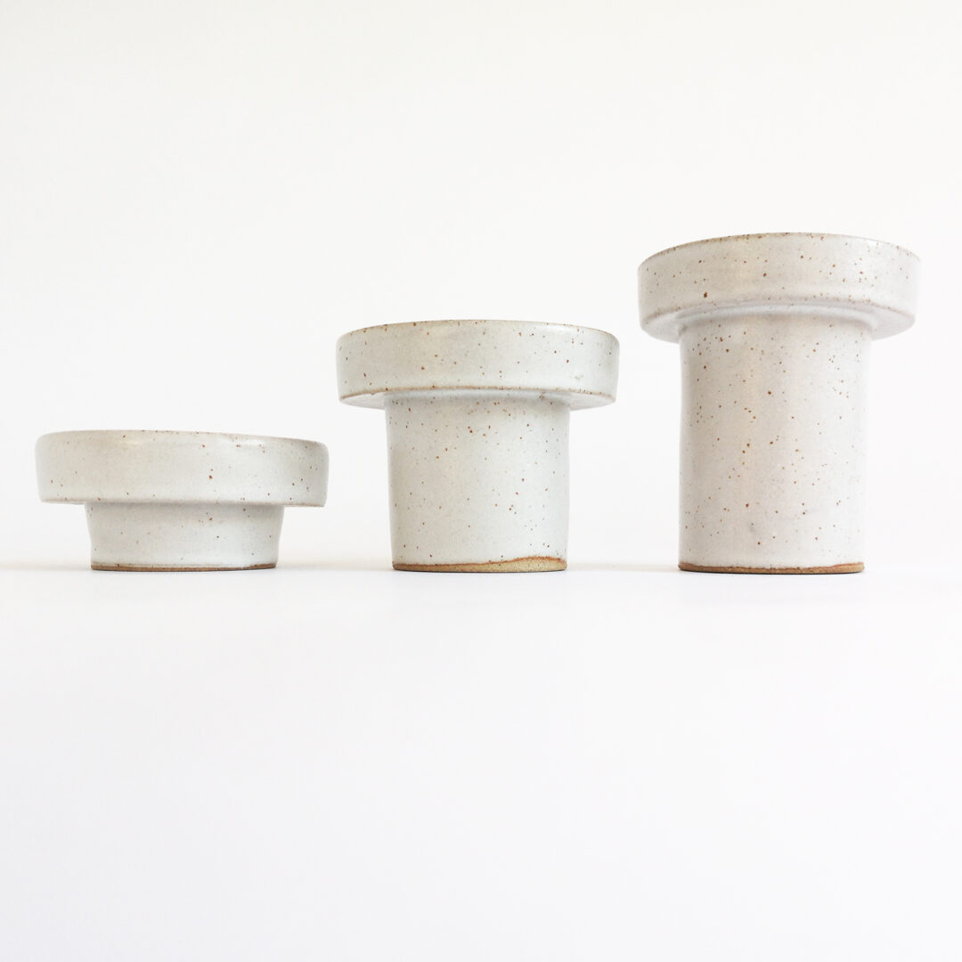 Stoneware Candle Holders - Image 2